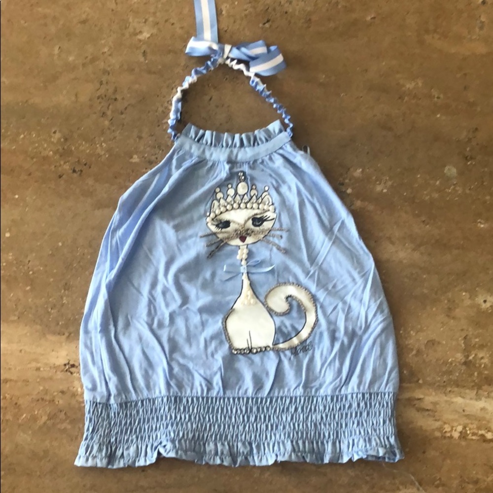 Microbe Miss Grant girls halter top/tunic size 5